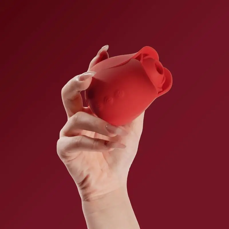 Tracy's Dog Rosie el dispositivo de succión clitoriana rosa portátil sabe a labios calientes, con succión de pulsación en todo el cuerpo