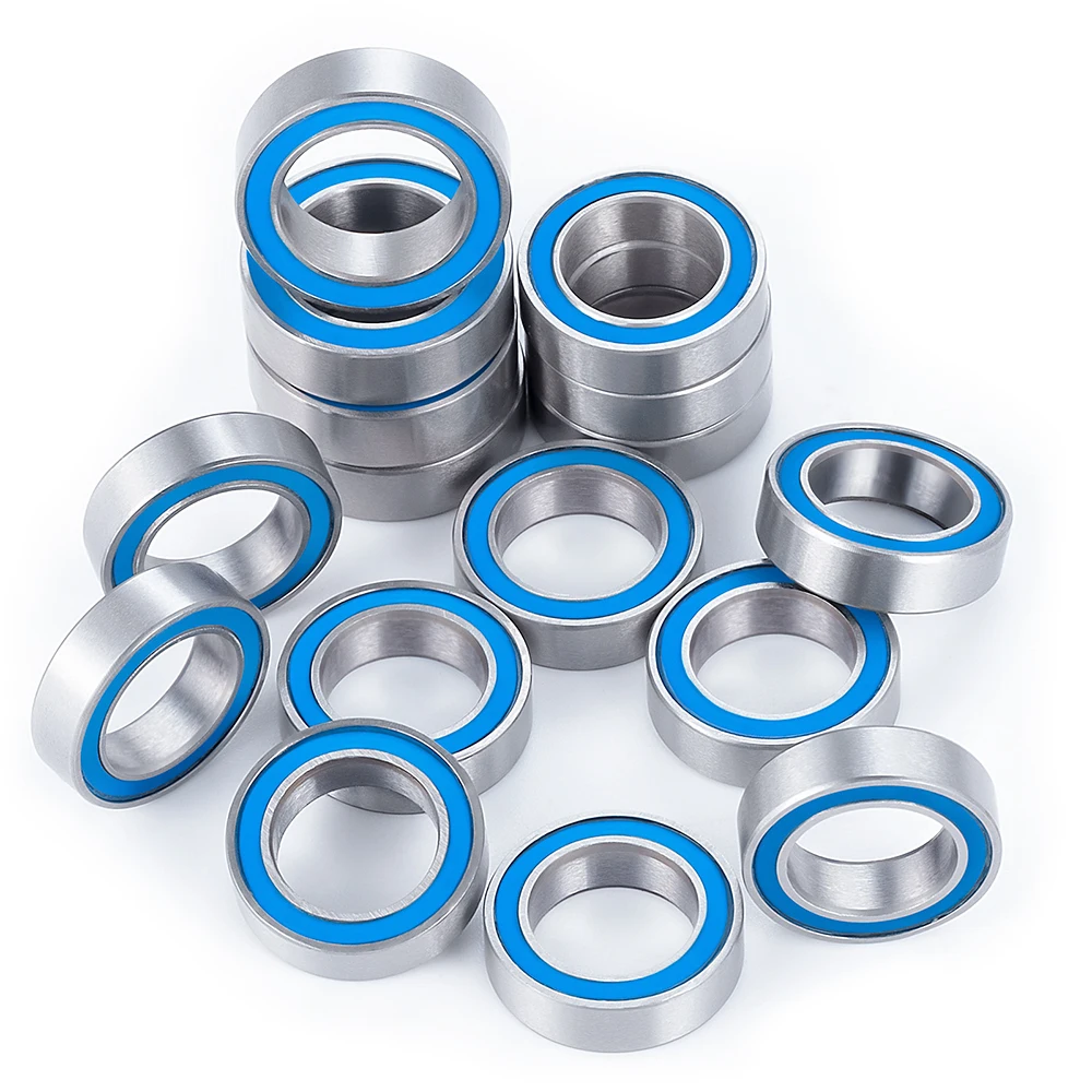 

TRINOOD 16PCS Rubber Sealed Ball Bearing Kit For mini LMT 1/18 RC Car Upgrades Parts Accessories