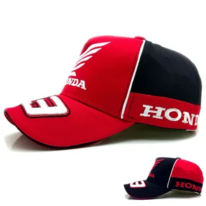 Nova motocicleta corrida honda 93 boné de beisebol masculino e feminino verão moda bordado chapéu de sol esportes ao ar livre chapéu 8 principais vendas chapeu da honda - №4