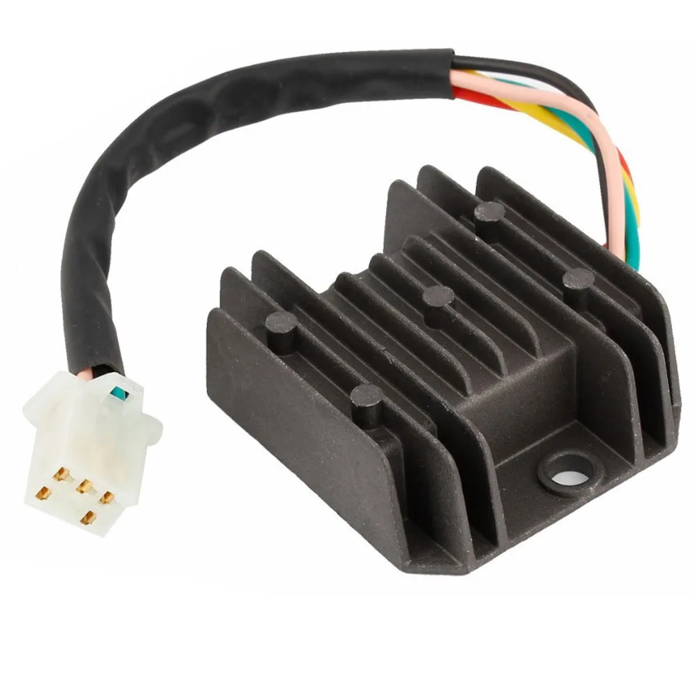 1x 5 Wires 12V Voltage Correct Connector Direct Installation Dirt Bike For GY6 50 150cc Motorcycle Regulator Rectifier
