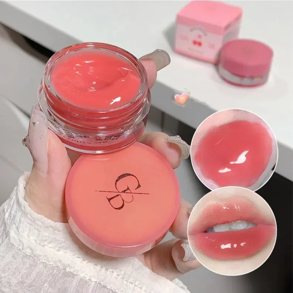 Gelee Dosen Lip Glasur feuchtigkeit spendende feuchtigkeit spendende Spiegel Lip gloss White ning Wasser Licht lang anhaltende wasserdichte Lippenstift Make-up