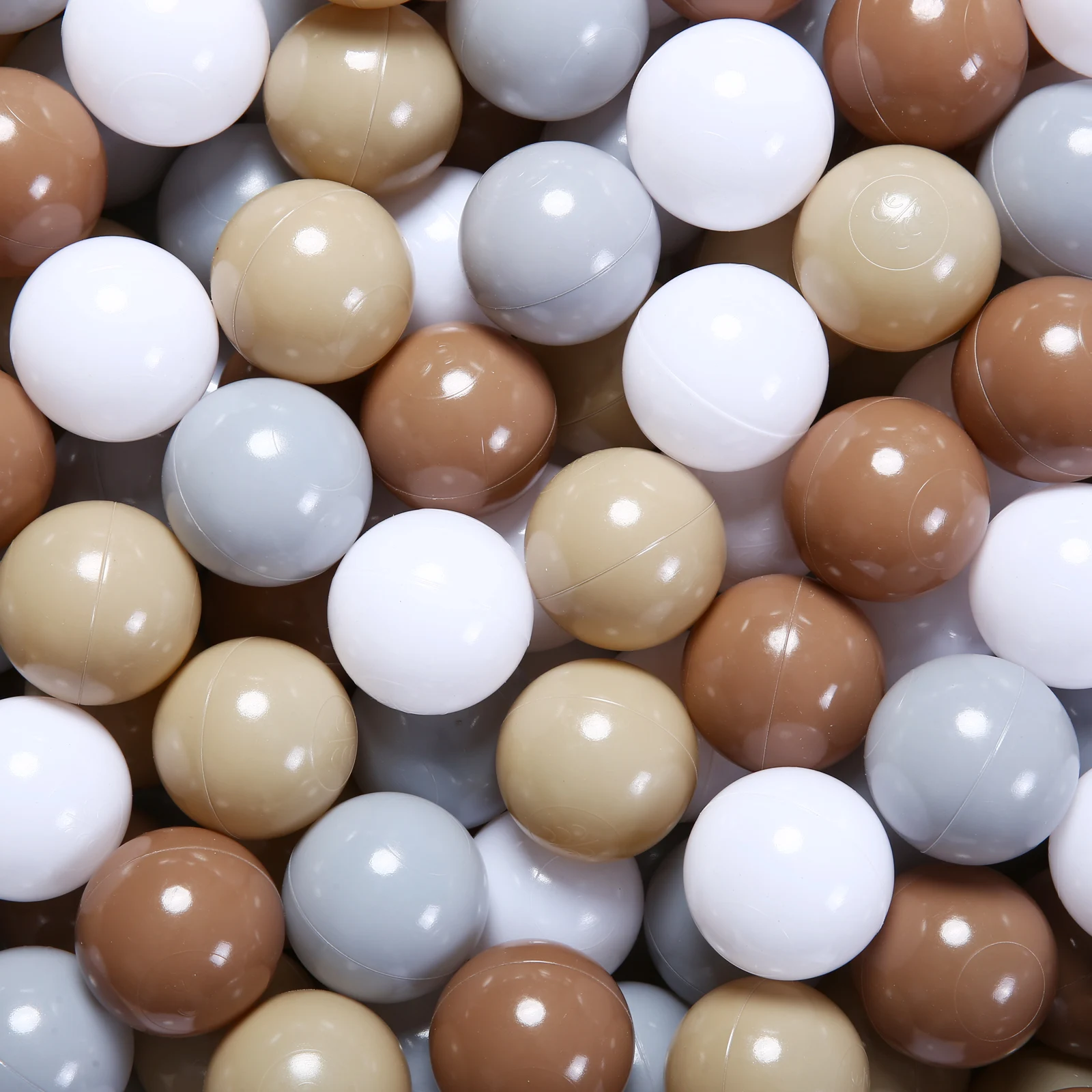 5,5 cm 100 pièces boule souple Non toxique gratuite avec sac en filet pour enfants fosse à balles et jouet d'eau de piscine