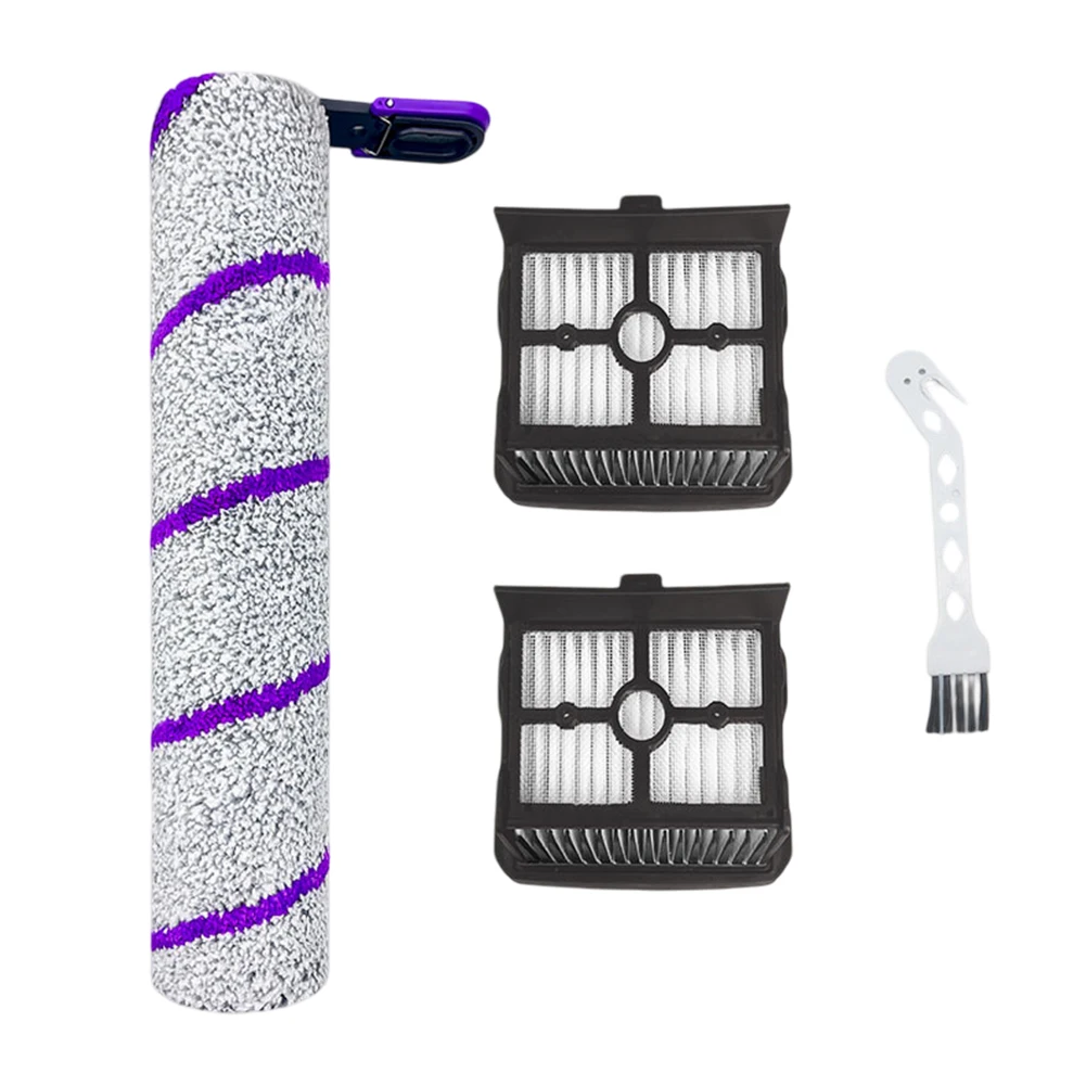 For Narwal S20 Pro Vacuum Mop Accessory Pack Includes Essential Roller Brushes and Filtering Solutions with Lint Tool