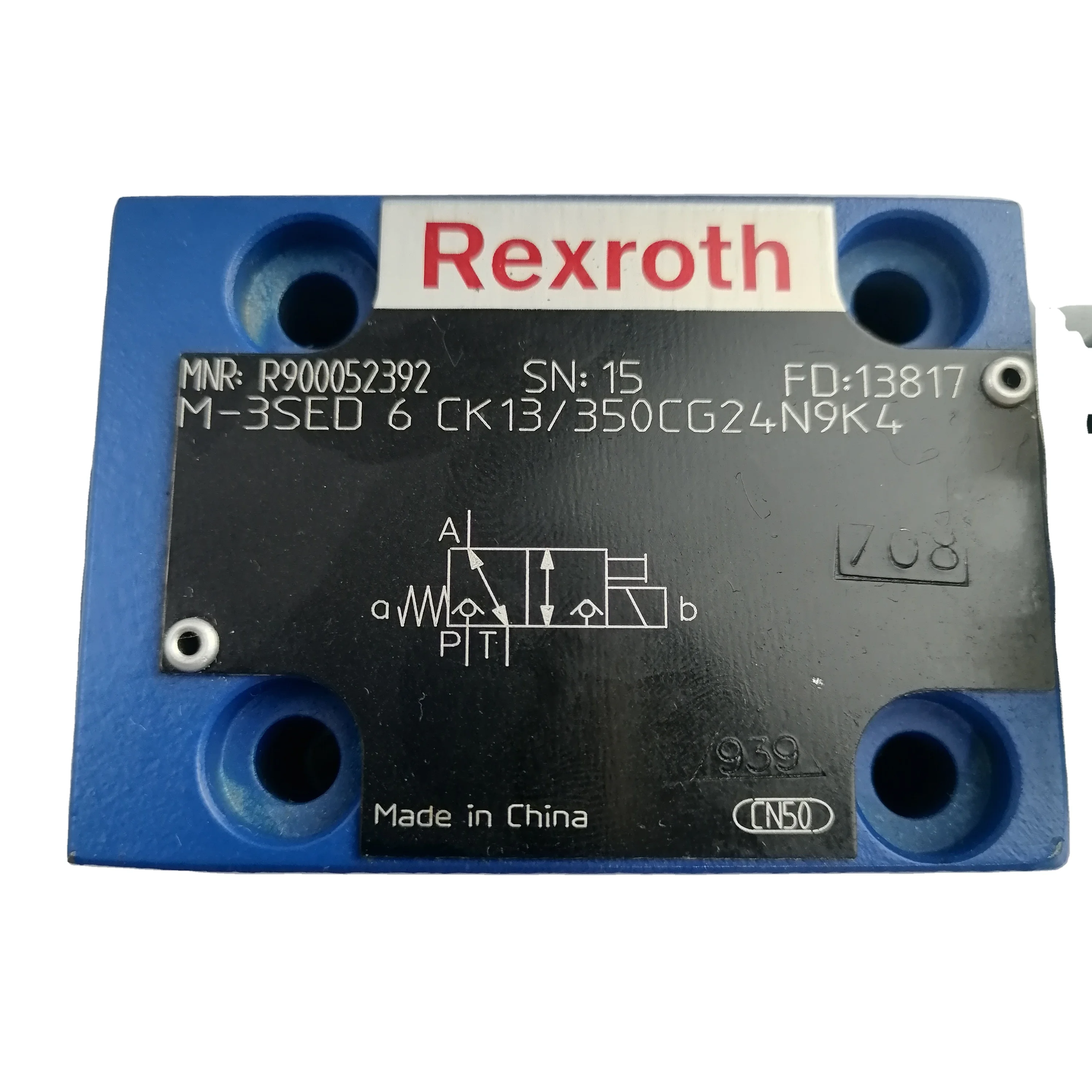 rex roth M-3SED6 Series Solenoid Directional Seat Valve M-3SED6CK1X/350CG24N9K4