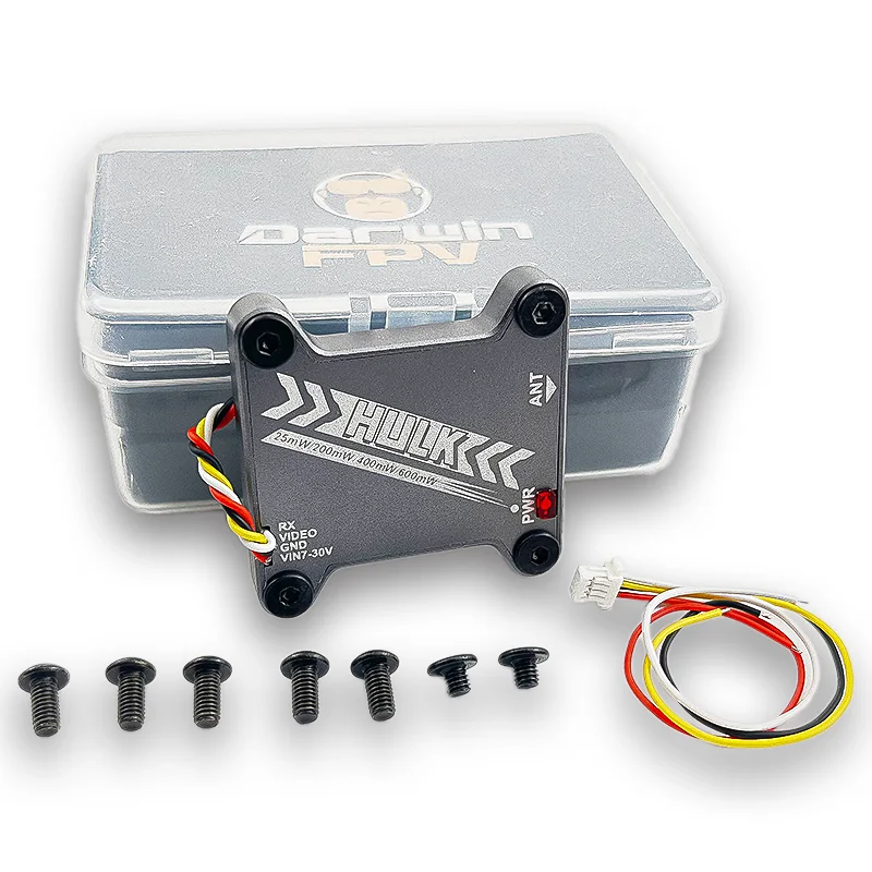 DarwinFPV HULK VTX Waterproof 5.8G 40CH 25mW/200mW/400mW/600mW VTX