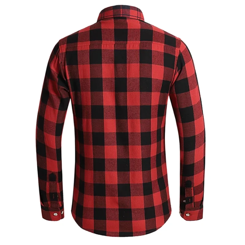 

Новая летняя мужская клетчатая рубашка с длинным рукавом красного/белого/серого цвета, модные мужские деловые платья для свадебной вечеринки, топы