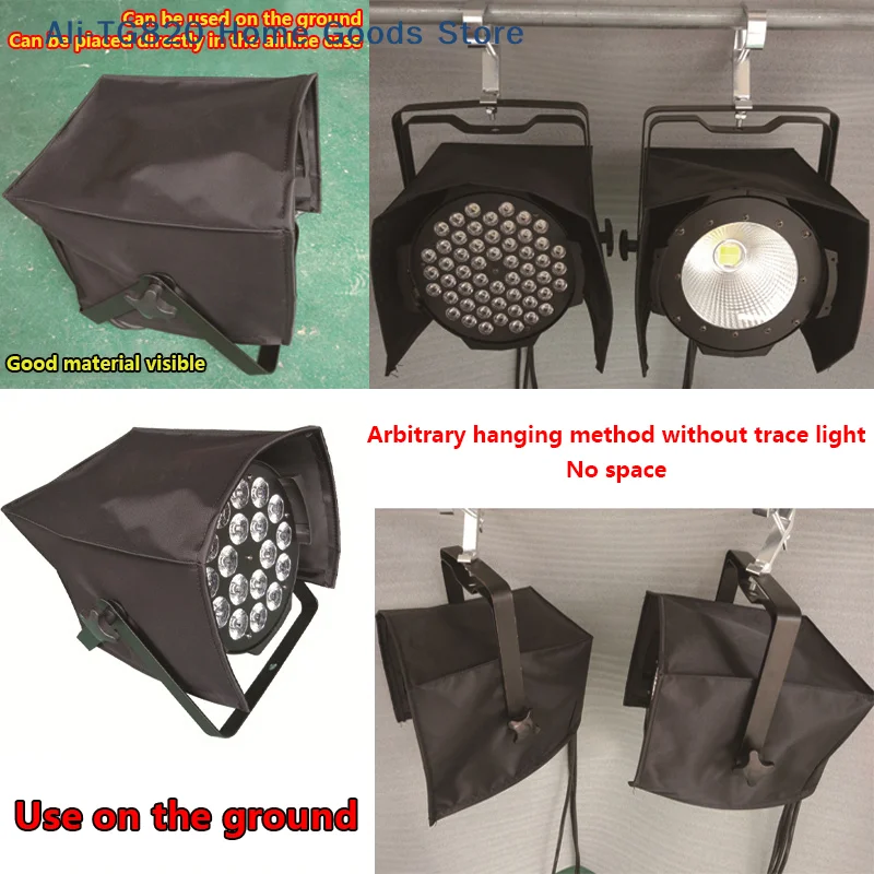 

[TG820]Beam Moving Head Rain Cover Beam Stage Light Rain Snow Coat Rain Cover Par Light Waterproof Black Crystal Plastic