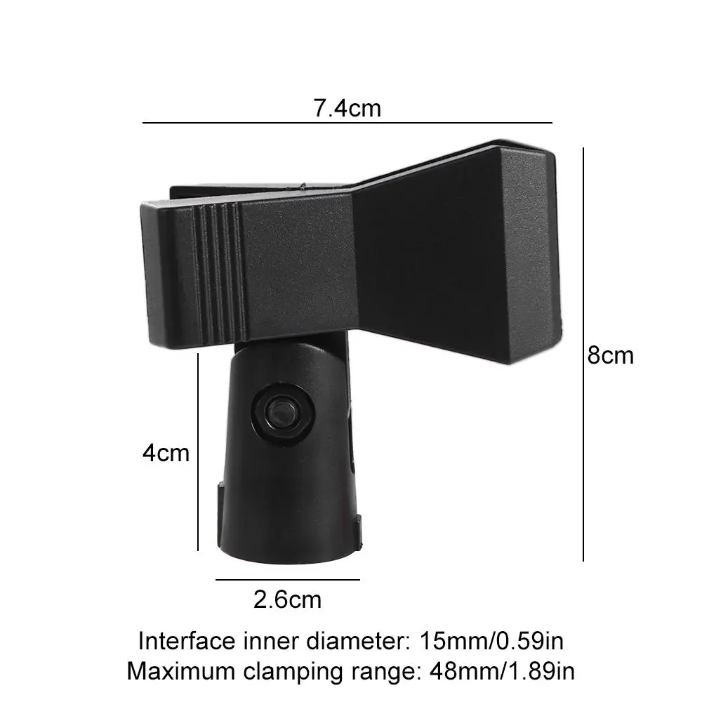 Clip Klem Quick Release Stand Vervanging Houder 1/4 Inch Live Statief Microfoon Clip Microfoon Houder Microfoon Houder Clip