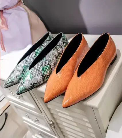 새로운 봄 럭셔리 섹시한 V 컷 플랫 신발 우아한 편안한 숙녀 플랫 소녀 지적 발가락 저녁 신발 여성 신발 V 컷 신발 새로운 봄 럭셔리 섹시한 V 컷 플랫 신발 우아한 편안한 숙녀 플랫 소녀 지적 발가락 저녁 신발 여성 신발 V 컷 신발