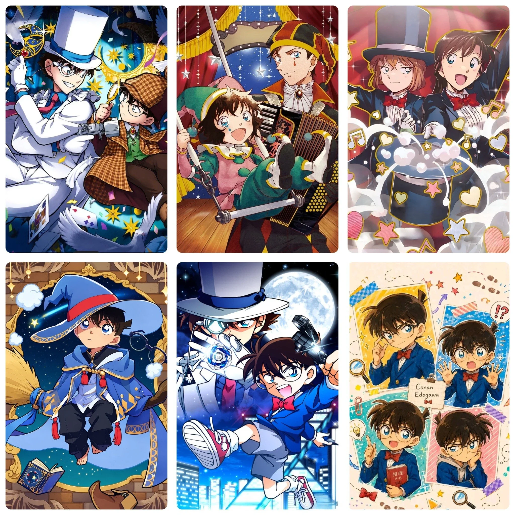 DIY 5D Diamond Painting, Detective Conan Anime Characters Art, Hobby Craft for Home Wall Decor, Ideal Gift for Anime Fans