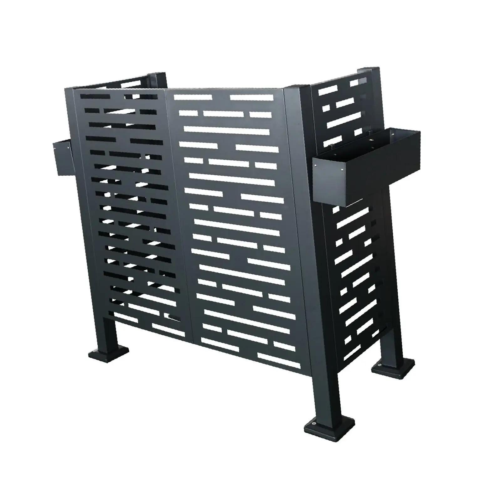 4*2 FT Air Conditioner Fence for Outdoor Units,Metal Privacy Fence Cover,