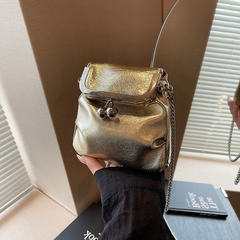 PU soft leather soft leather small pocket change collection light shoulder bag mini cross body phone bag