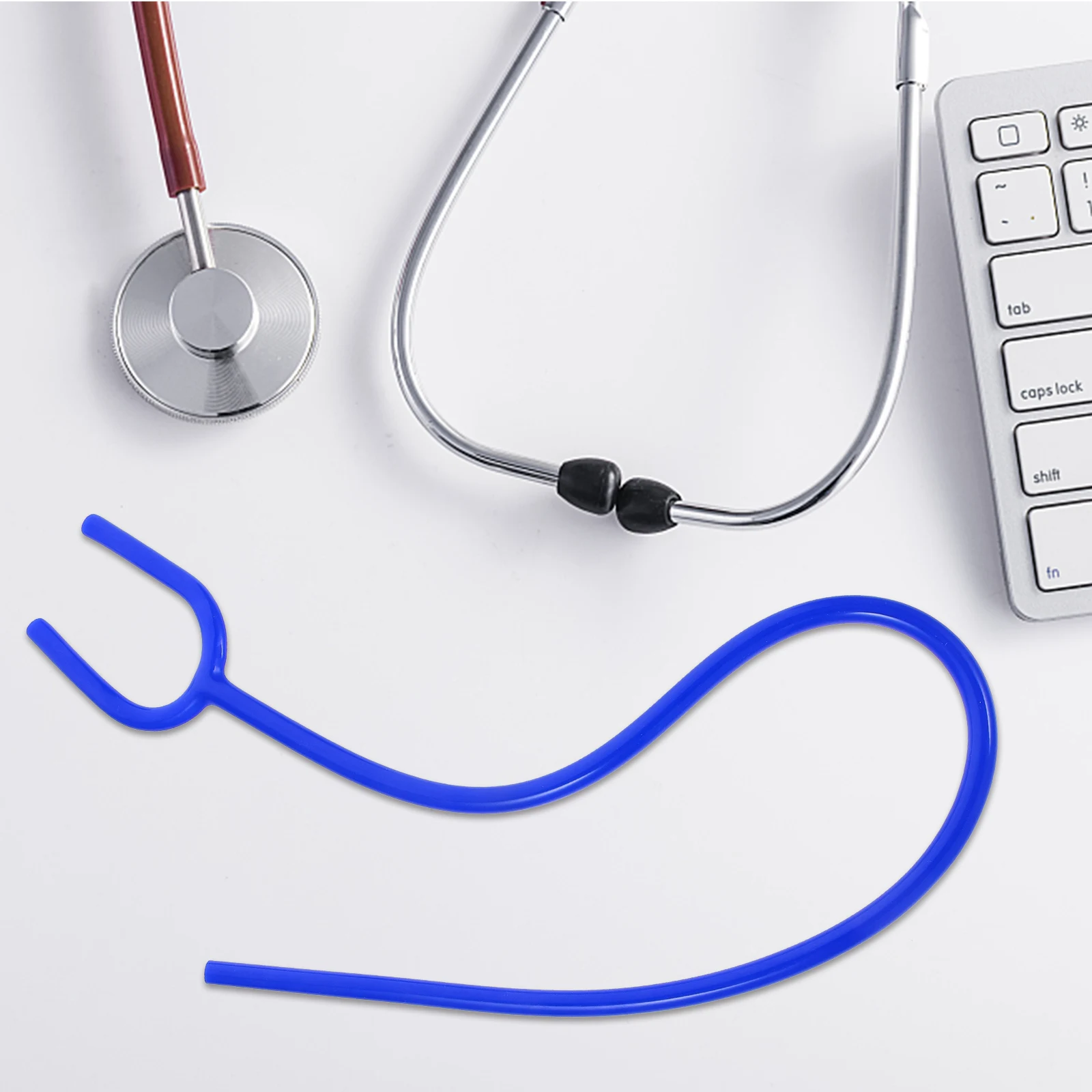 

3Pcs Stethoscope Flexible Extension Tubes Replacement Tubing Clear Sound Durable Medical Accessory Stethoscope Extension Tube