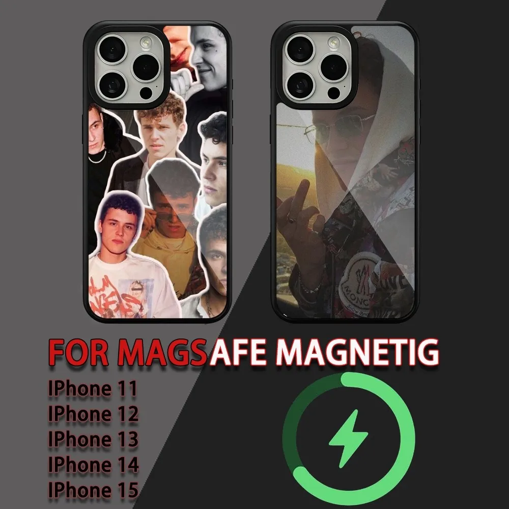 A-Aron piper  Phone Case For iPhone 15 14 13 12 11 Pro Max Plus Magsafe Magnetic Wireless Charging Cover