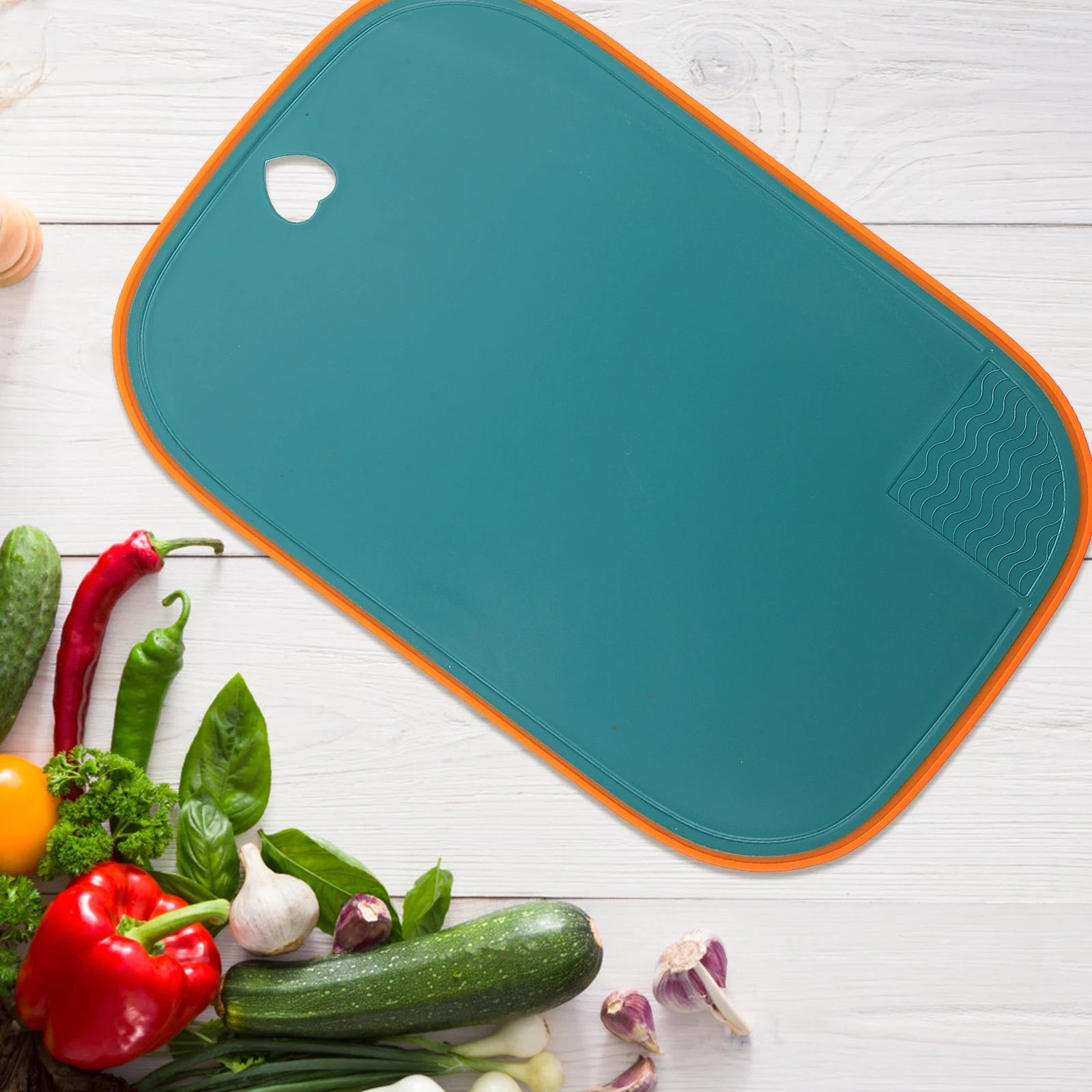 

Double Sided Cutting Board Kitchen Mini Wear Resistant Multi Function Chopping Plastic Easy Clean Vegetable Meat