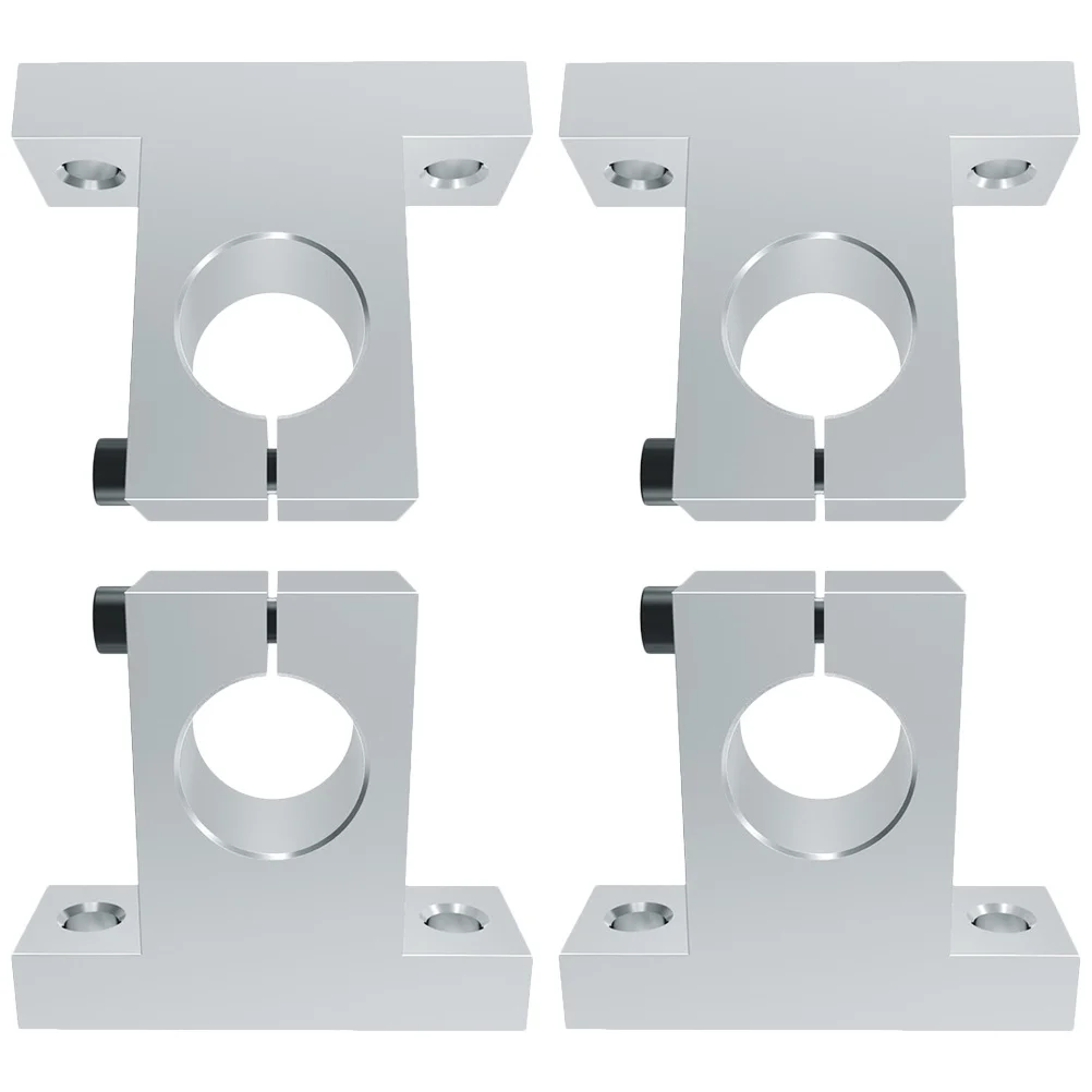 4Pcs 3D Printer Shaft Support Bracket Practical Accessory Easy to Install Stable Shrinkage Performance At High Temp Compatible