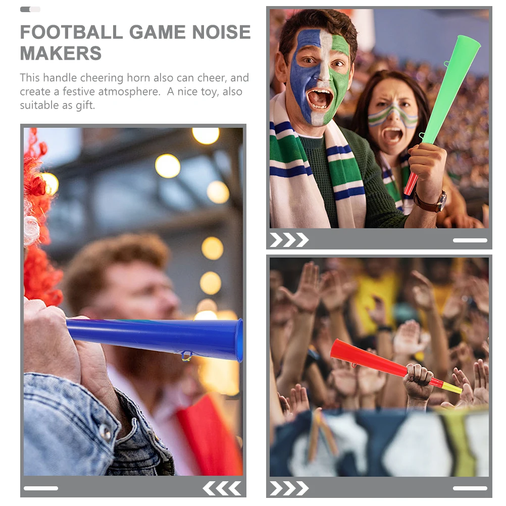 

4 Pcs Plastic Speaker Trumpet Cheering Props Toy Gift Sport Game Horn Sports Air Horns for Sporting Events