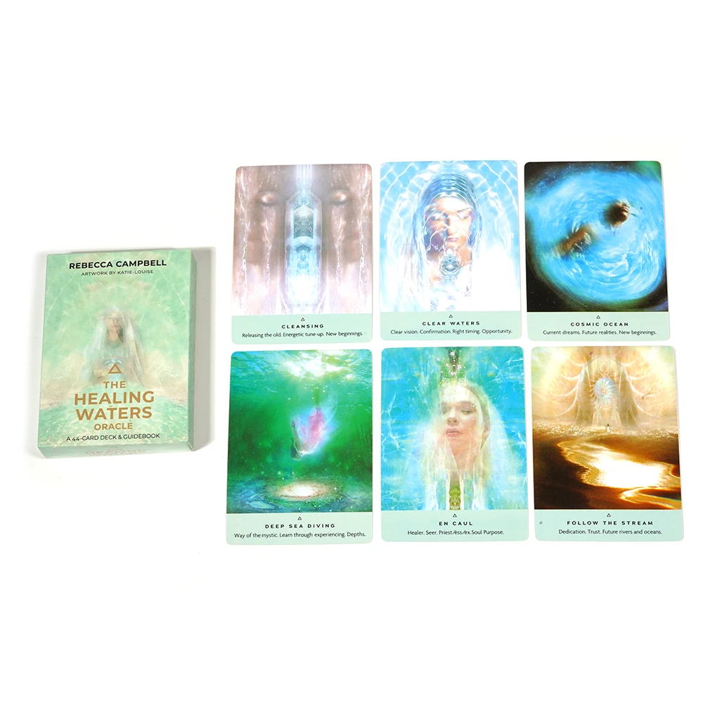 The Healing Waters Oracle by Rebecca Campbell Dive Deep Into The Healing Waters Tarot Deck