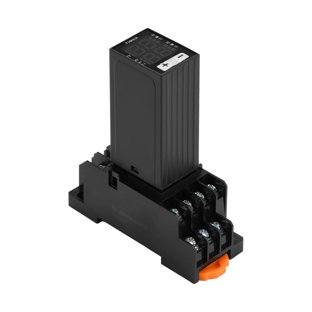 

H3Y-4 Time Relay Power Delay 4 groups of delay put-on power delay cycle control adjustable 220V DC24V DC12V timer relay