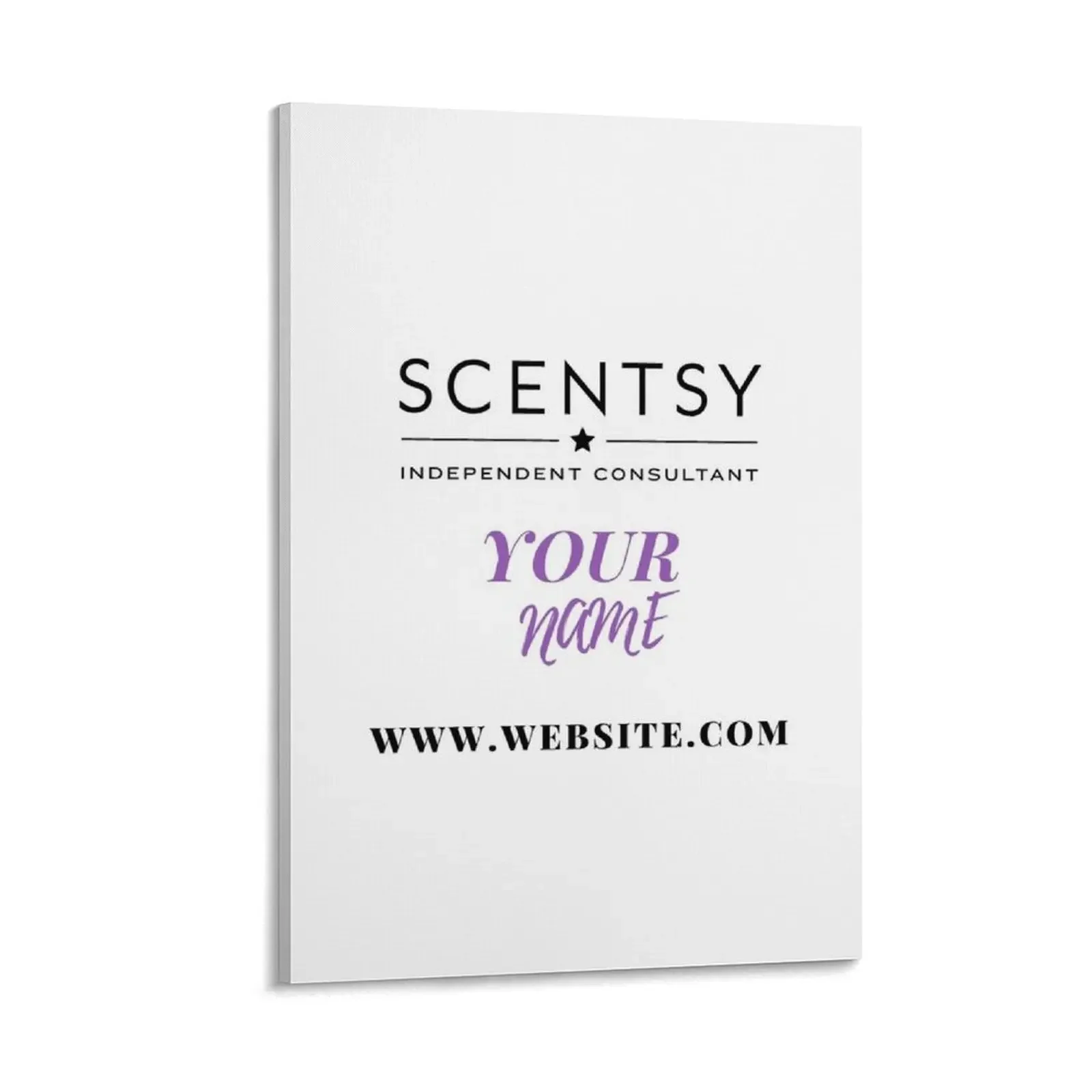 

Independent Consultant gift and custom website and custom name Canvas Painting Wall posters aesthetic room wall decor