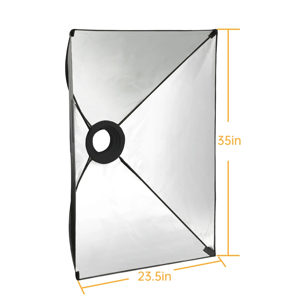SH New Bowens 60X90 Foldable SoftBox Speedlite Flash Softbox for S-type Bracket Fit  Elinchrom Mount Film-Making Video Shoo