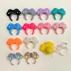 Acrylic Resin bow tie Plastic Beads Pendant Bracelet Earring Accessories Supplies for Jewelry Making Material Diy Handmade 10pcs