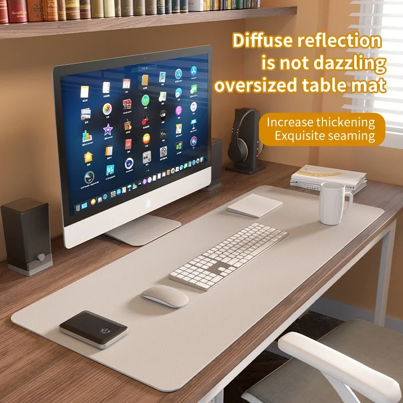 

Большой коврик для мыши для домашнего офиса, геймерский водонепроницаемый настольный коврик из искусственной кожи, коврик для компьютерной мыши, коврик для клавиатуры, чехол для стола, игровой коврик для мыши