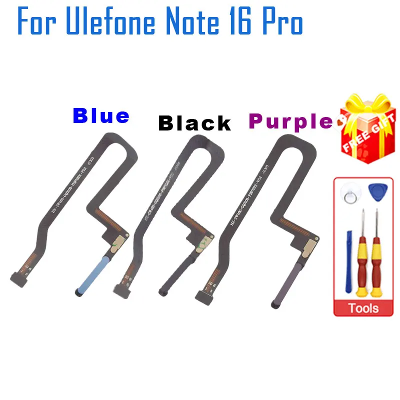 New Original Ulefone Note 16 Pro Fingerprint Sensor Button Cable Flex FPC Accessories For Ulefone Note 16 Pro Smart Phone