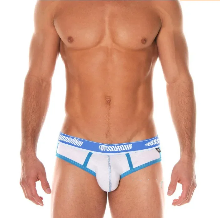 New comfortable breathable briefs men's WJ series three-dimensional sports low waist briefs