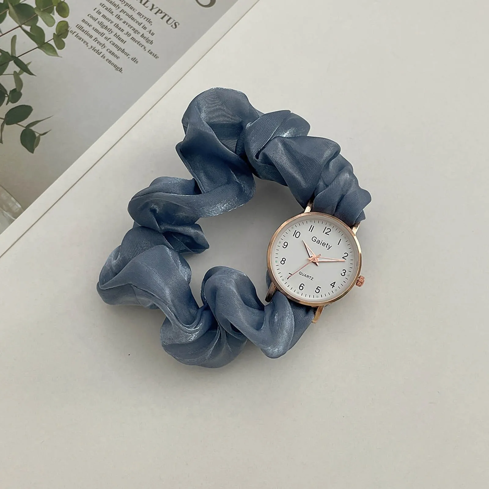 Creative Ribbon Digital Watch Little Fairy Elegant Personality Student Girl Ribbon Watch Without Clasp Bracelet Watch Reloj