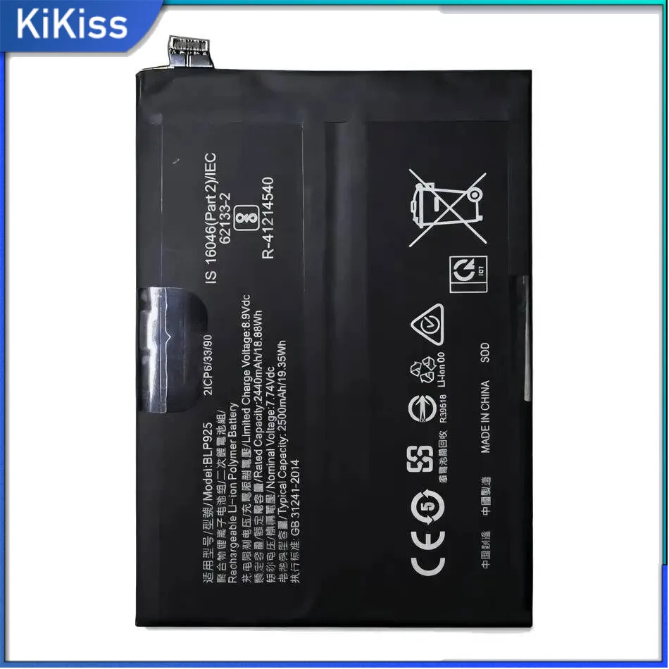 5000Mah Fast Charging Mobile Phone Battery Stable BLP925 For Oneplus 10R K10 Pro Ace 2V 5G