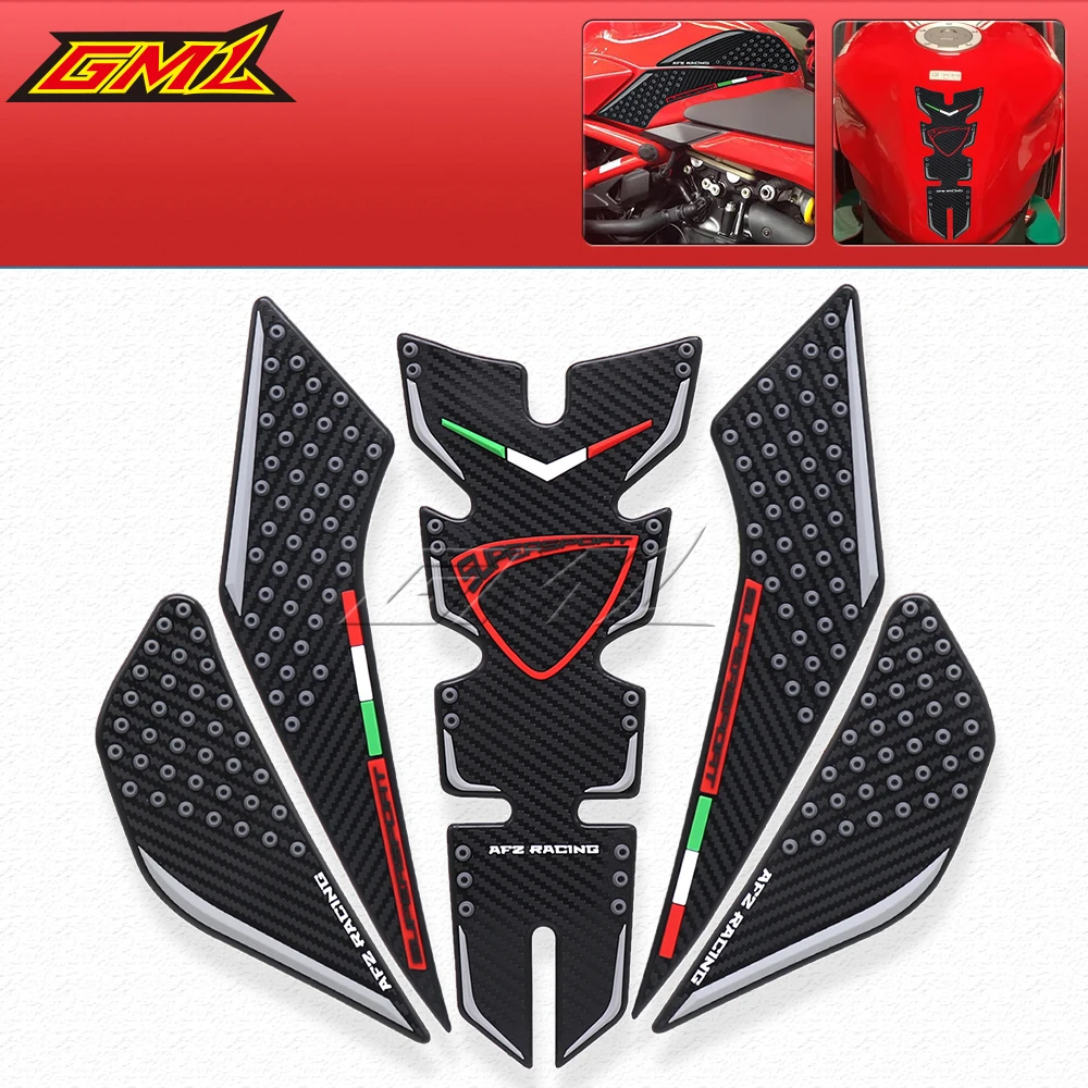 

For Ducati SuperSport 939 950 Motorcycle Fuel Tank Pad Protector sticker Knee Grip Anti-slip Side Decal Kit Decoration
