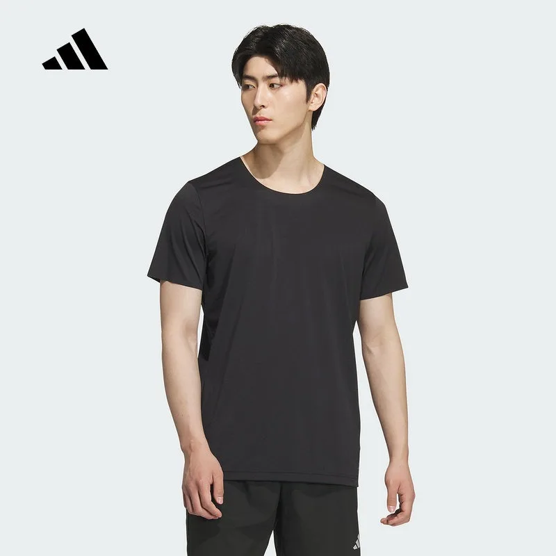 

Adidas Adidas Quick Dry Running Fitness Half Sleeve 2025 Autumn Men ESS SS Short Sleeve T-Shirt KH3751