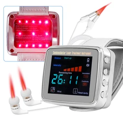 Physiotherapy Laser Therapy Device 650nm lllt Laser Therapy Watch Hypertension Treatment Low Level Cold Laser Therapy Watch