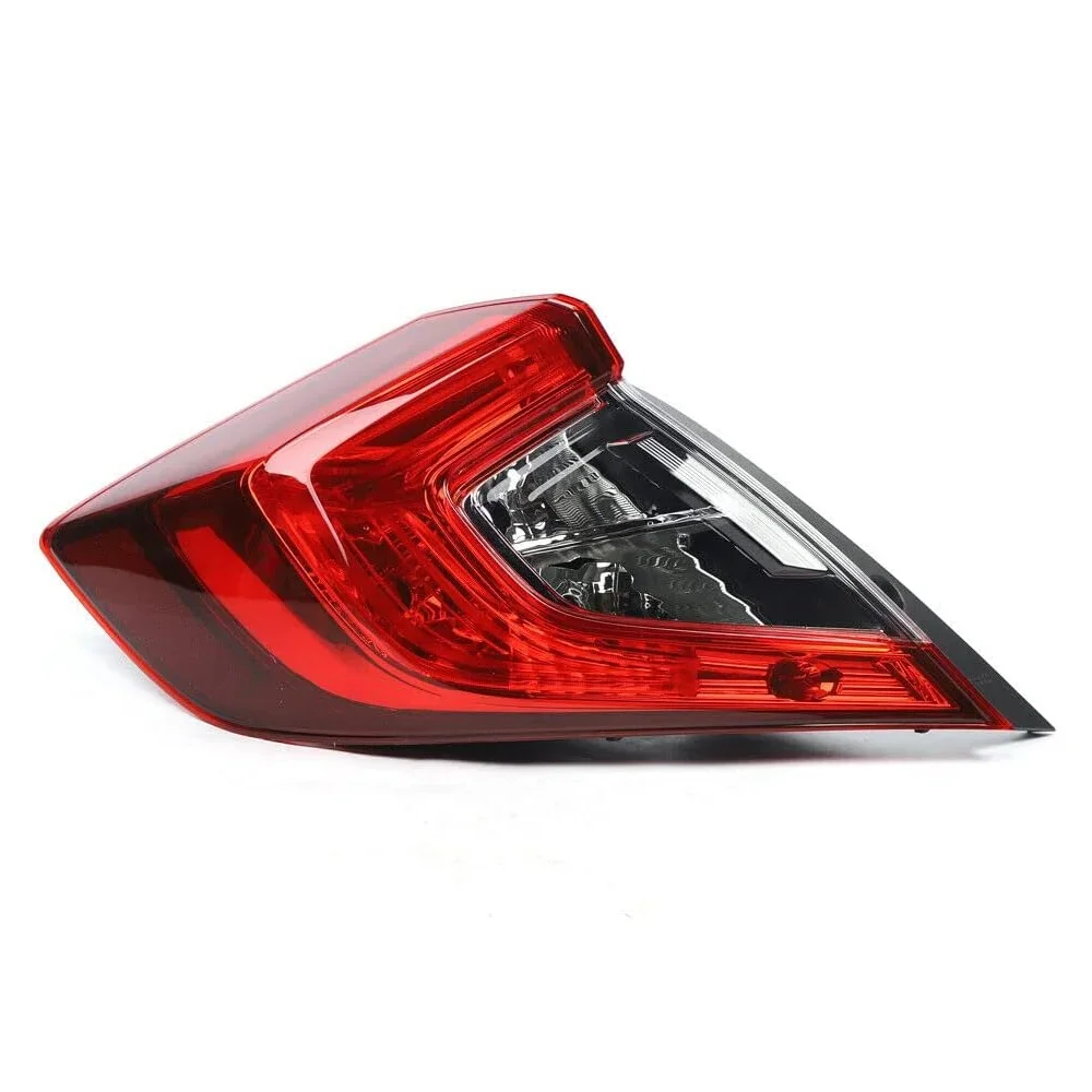 Rear Outer Tail Light For Honda Civic 10th‑Gen 2016‑2019 Sedan,Rear Brake Reverse Turn Signal Lamp Replacement Taillamp