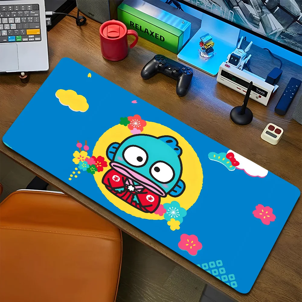 MINISO &Sanrio Hangyodon Mousepad Mouse Mat Desk Mat With Pad Gaming Accessories Prime Gaming XXL Keyboard Pad Padding Mat