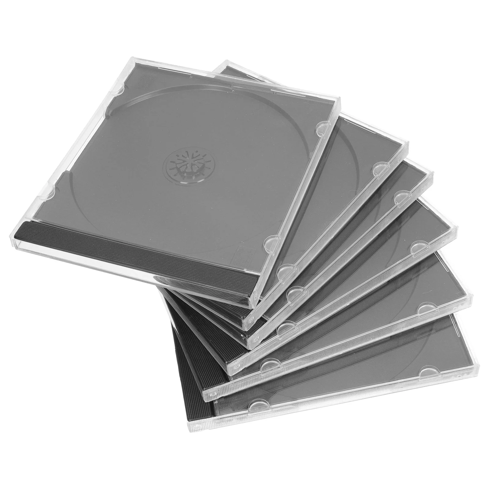 

6 шт., пластиковый органайзер для хранения Dvd-дисков