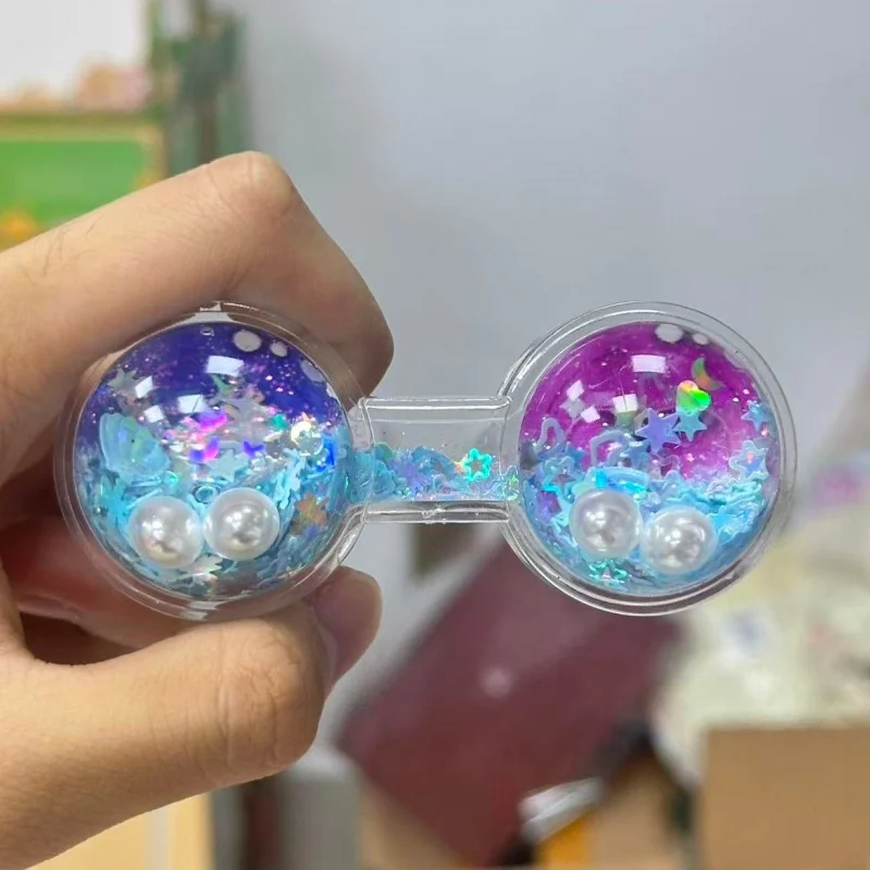 

FOR baby three Large Size Vinyl Toy-Limited Edition 400 pcs with Liquid Motion Eyes Christmas Decoration Collectible Figure Gift