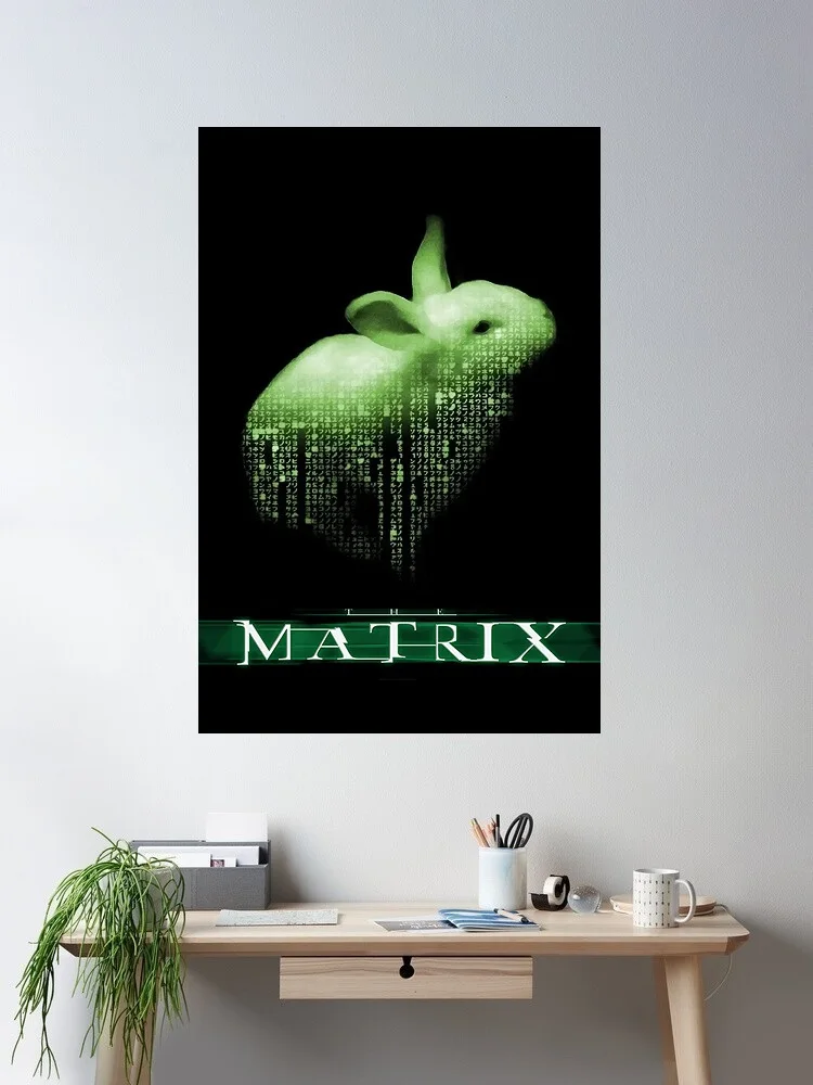

8Style Choose The Matrix Movie, Art Print Silk Poster Home Wall Decor