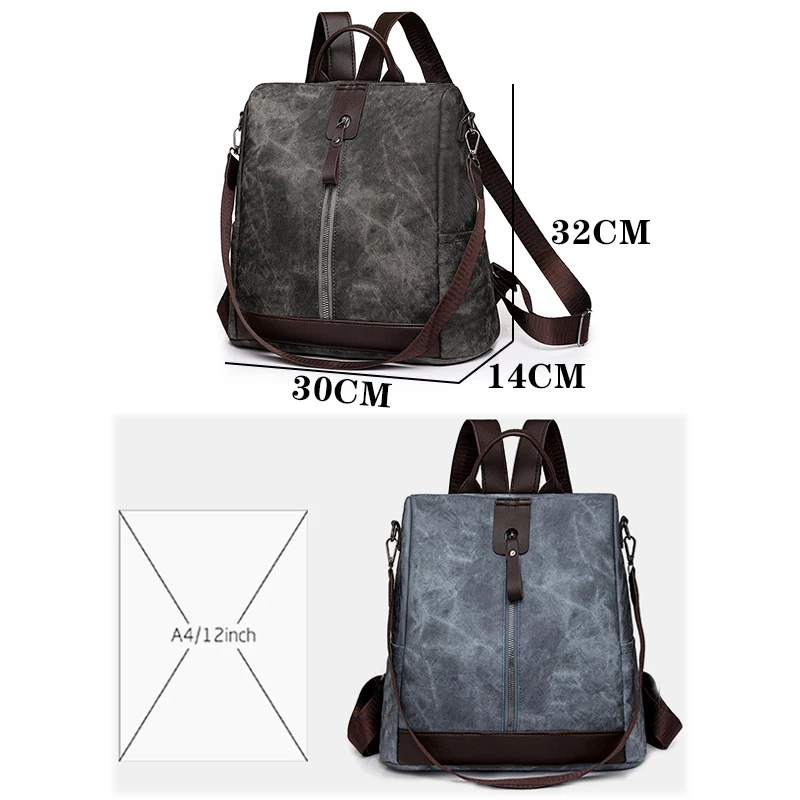 Fashionable Headphone Hole Design Backpack With Anti Theft And Large Capacity High Quality Leather Knapsack New Women Backpacks