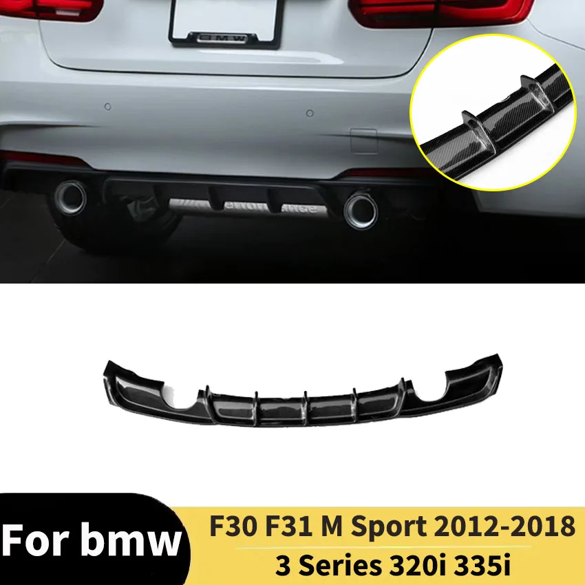 

M Sport 2012 To 2018 For BMW F30 F31 3 Series 320i 335i Rear Bumper Diffuser Lip Accessories Exterior Spoiler Splitter Body Kits