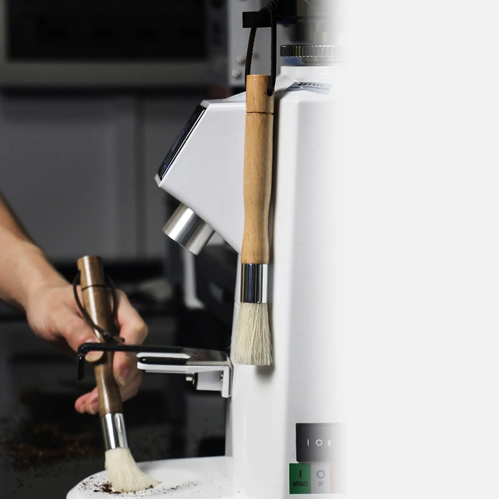 Щетка для чистки кофе, инструмент для чистки эспрессо-машины, щетка для очистки кофе, инструмент для чистки эспрессо для кухни