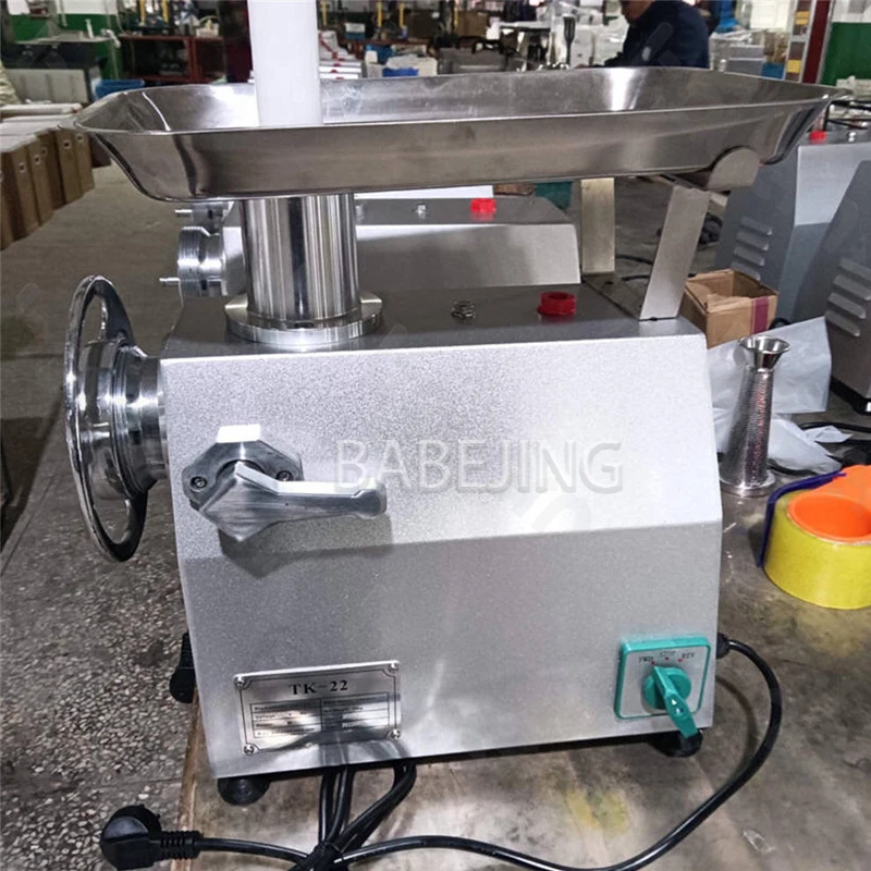 BABEJING Picadora de Carne Industrial, Picadora de Alimentos Multifuncional Comercial para Uso Comercial, Máquina Procesadora de Alimentos