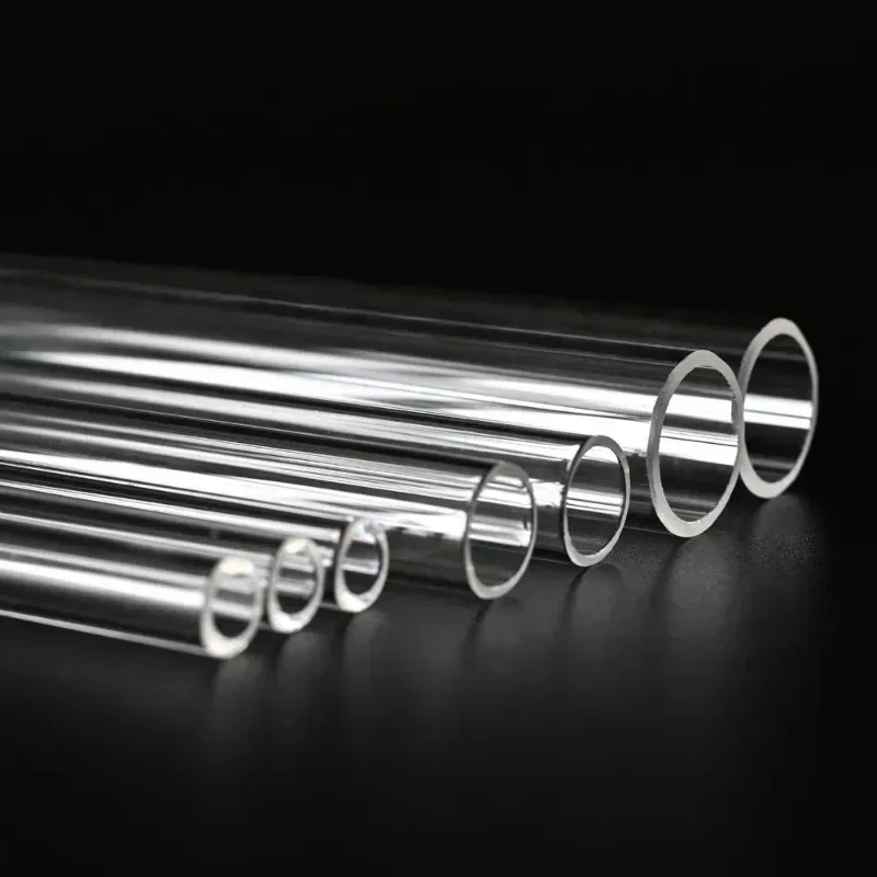 High purity quartz tube OD60 * ID54 * L1500mm/silica single pore quartz glass tube 4pcs