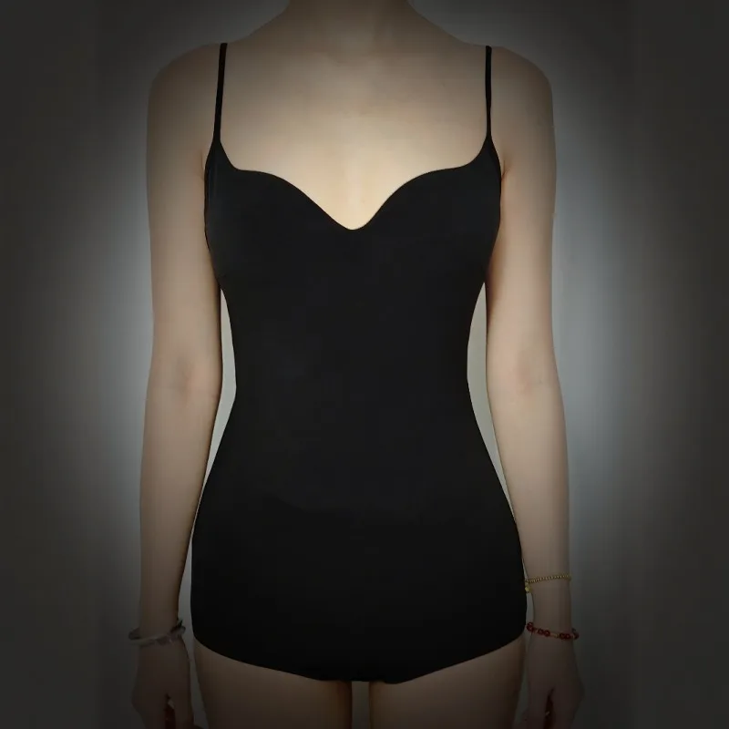 Abito da ballo latino da donna sexy personalizzato Completo da pratica per adulti Set da performance Canotta nera Top Pantaloni sportivi corti senza schienale