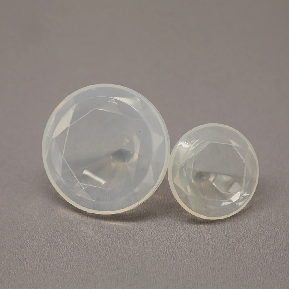 

Diamond Silicone Mold Round Cube Jewelry Making Tool For Resin Clay Wax Soap Diy Craft Transparent