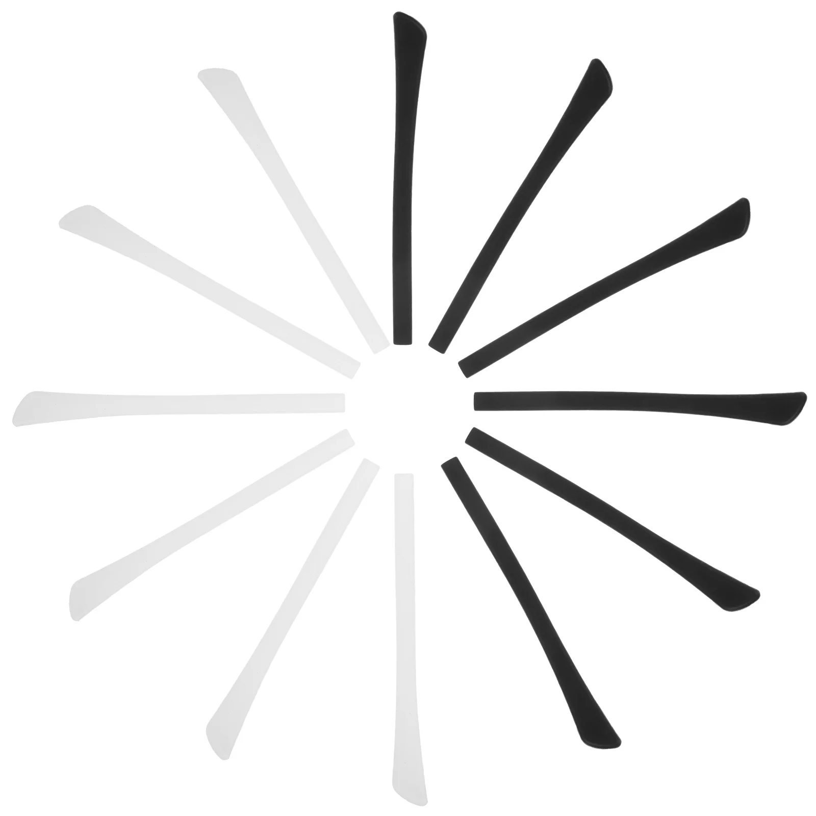 

Silicone Eyeglass Temple Tip Sleeves Anti-Slip Soft Cushion Grips For All-Day Comfort Sweat-Resistant Temple Covers