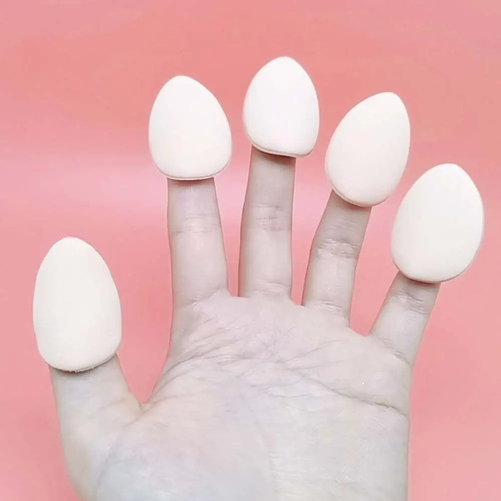 Foundation Tool Makeup Puff Tools Finger Shape Mini Size Cosmetic Puff Sponge Puff Highlighter Blender Thumb Air Cushion Puff