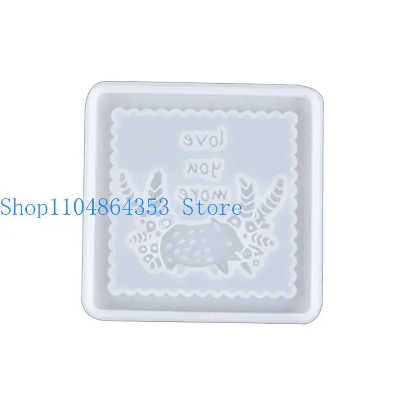 652F Animal Mold Square Silicone Mold Wall Art Mold Home Decor Mold