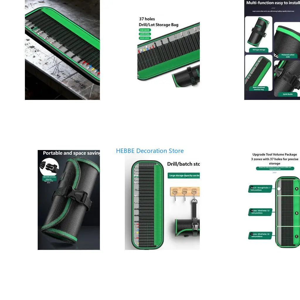 B0KC Easy Carry Roll Up Tool for Organized Tool Access and Transport